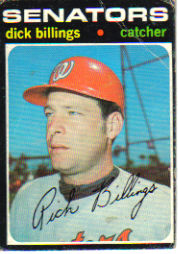 1971 Topps Baseball Cards      729     Dick Billings RC